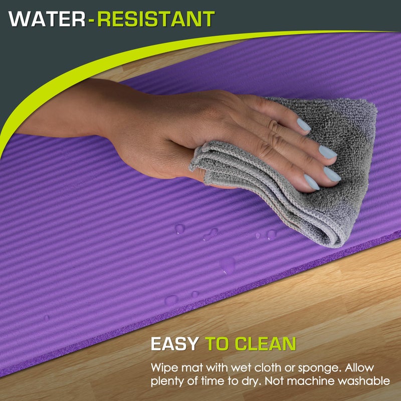 Prosource Fit ProsourceFit Extra Thick Yoga Knee Pad and Elbow Cushion 15mm (5/8â€) Fits Standard Mats for Pain Free Joints in Yoga, Pilates, Floor Workouts - Image 5